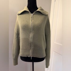Abercrombie & Fitch Sage Green Women's Cardigan